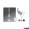 Kép 1/4 - Paulmann 96969 URail Basic-Pendulum sínre szerelhető függeszték, bura nélkül, E14 foglalattal, max 20W, matt króm  