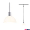 Kép 1/3 - Paulmann 96972 URail Sarassani sínes függeszték, E14 foglalattal, max 20W, matt króm/opál