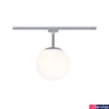 Kép 1/5 - Paulmann 97602 URail Globe sínes lámpa, 230V, E14 foglalat, max 20W, króm/opál, 20 cm átmérő