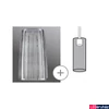 Kép 1/4 - Paulmann 99852 URail 2Easy Drio üvegbura 2Easy E27 foglalathoz, 15 cm, füstüveg