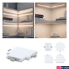 Kép 1/6 - Paulmann 99965 Clever Connect Border kiegészítő, T-összekötő elem, fehér, 12V