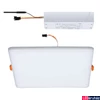 Kép 11/12 - Paulmann 95385 Veluna Varifit LED panel, négyzet, tunable white, üveg, 3000K-6500K változtatható, 1.300 lm, IP44
