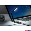 Kép 2/4 - Paulmann 70886 asztali lámpa, USB csatlakozóba dugható lámpa, hajlítható, fekete, beépített LED, 50 lm