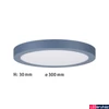 Kép 2/4 - Paulmann 70987 LED Panel Abia mennyezeti lámpa, kék, 2700K melegfehér, 2.200 lm, IP20