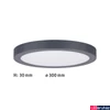 Kép 2/4 - Paulmann 70988 LED Panel Abia mennyezeti lámpa, szürke, 2700K melegfehér, 2.200 lm, IP20