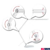 Kép 2/12 - Paulmann 78911 LED Desk FlexBar asztali lámpa, 3-lépéses-dimmelés, fehér, 3000K-6500K változtatható, beépített LED, 1050 lm, IP20