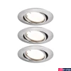 Kép 2/8 - Paulmann 92464 LED Recessed Base Coin spotlámpa, szálcsiszolt, 3000K melegfehér, 430 lm, IP20