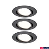 Kép 2/6 - Paulmann 92465 LED Recessed Base Coin spotlámpa, fekete, 3000K melegfehér, 430 lm, IP20