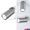Kép 2/11 - Paulmann 93090 LED Recessed Turnal spotlámpa, szálcsiszolt, 2700K melegfehér, Coin foglalat, 470 lm
