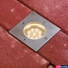 Kép 2/6 - Paulmann 94227 Plug&Shine talajba süllyeszthető LED lámpa, 3,6W, 450 lm, 3000K melegfehér, 24V, szögletes