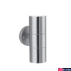 Kép 2/6 - Paulmann 94331 Flame kültéri fali lámpa, lefelé és felfelé világít, rozsdamentes acél (inox), 2x GU10 foglalat, IP44