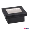 Kép 2/6 - Paulmann 94578 Outdoor Solar kültéri beépíthető lámpa, négyzet, fekete, 3000K melegfehér, 0,12 lm, IP67