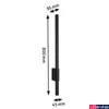 Kép 2/8 - Paulmann 94742 Outdoor Stan kültéri fali lámpa, antracit, 3000K melegfehér, 300 lm, IP44