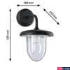 Kép 2/11 - Paulmann 94757 Outdoor Vintario kültéri fali lámpa, antracit, E27 foglalat, IP44
