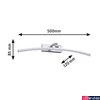 Kép 2/5 - Paulmann 95558 LED Picture Bento fali lámpa, szálcsiszolt, 3000K melegfehér, 520 lm, IP20