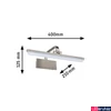 Kép 2/5 - Paulmann 95569 LED Picture Renan fali lámpa, réz, 3000K melegfehér, 600 lm, IP20