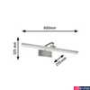 Kép 2/5 - Paulmann 95570 LED Picture Renan fali lámpa, réz, 3000K melegfehér, 880 lm, IP20