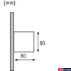Kép 2/5 - Paulmann 18001 Cybo kültéri fali lámpa, lefelé és felfelé világít, fehér, 2700K melegfehér, beépített LED, 355 lm, IP65