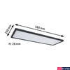 Kép 3/7 - Paulmann 71003 LED Panel Atria Shine mennyezeti lámpa, 3-lépéses-dimmelés, fekete, 3000K melegfehér, 1.800 lm, IP20