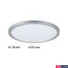 Kép 3/12 - Paulmann 71018 LED Panel Atria Shine mennyezeti lámpa, króm, 4000K természetes fehér, 1.400 lm, IP20