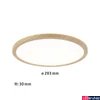 Kép 3/6 - Paulmann 71028 LED Panel Atria Shine Wood LED panel, fa, 3000K melegfehér, 1.600 lm, IP44