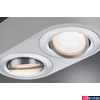 Kép 2/5 - Paulmann 79709 Argun mennyezeti lámpa, 3-step-dimming, billenthető, szálcsiszolt, 3000K melegfehér, beépített LED, 475 lm