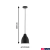 Kép 3/9 - Paulmann 79763 Neordic Hilla függeszték, fekete, E27 foglalat, IP20