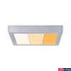 Kép 2/5 - Paulmann 79800 Carpo LED panel, 300 mmx300 mm, négyzet, 3-step-dim to warm, króm, 2300K-3000K változtatható, beépített LED, 1830 lm, IP20