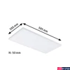 Kép 3/10 - Paulmann 79827 Velora LED panel, négyzet, Tunable White, Zigbee, fehér, 2700K-6500K változtatható, 1.600 lm, IP20