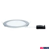 Kép 2/3 - Paulmann 92072 Quality Line LED panel, kerek, süllyeszthető, króm, 4000K természetes fehér, beépített LED, 2011 lm, IP44