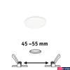 Kép 2/5 - Paulmann 92390 Veluna Varifit LED panel, kerek, üveg, 4000K természetes fehér, beépített LED, 550 lm, IP44