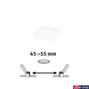 Kép 2/5 - Paulmann 92393 Veluna Varifit LED panel, négyzet, üveg, 3000K melegfehér, beépített LED, 500 lm, IP44