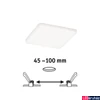 Kép 2/5 - Paulmann 92397 Veluna Varifit LED panel, négyzet, üveg, 4000K természetes fehér, beépített LED, 1050 lm, IP44