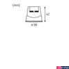 Kép 3/7 - Paulmann 92469 LED Recessed Led Coin mennyezeti lámpa, üveg, 3000K melegfehér, Coin foglalat, 430 lm
