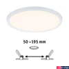 Kép 3/12 - Paulmann 93044 Areo Varifit LED panel, négyzet, tunable white, fehér, 3000K-6500K változtatható, 1.400 lm, IP44