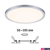 Kép 3/12 - Paulmann 93046 Areo Varifit LED panel, négyzet, tunable white, króm, 3000K-6500K változtatható, 1.400 lm, IP44