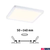 Kép 3/12 - Paulmann 93047 Areo Varifit LED panel, négyzet, tunable white, fehér, 3000K-6500K változtatható, 1.200 lm, IP44