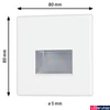 Kép 3/7 - Paulmann 93093 LED Recessed Edge Quadro beépíthető lámpa, kerek, fehér, 2700K melegfehér, 50 lm