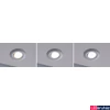 Kép 3/7 - Paulmann 93095 LED Recessed Calla fürdőszobai beépíthető lámpa, kerek, króm, 3000K-6500K változtatható, 400 lm, IP65