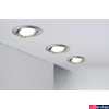 Kép 3/6 - Paulmann 93399 beépíthető lámpa, 90 mmx90 mm, kerek, spotkeret, 10db-os szett, billenthető, szálcsiszolt, GU10 foglalat, IP20