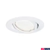 Kép 3/5 - Paulmann 93390 beépíthető lámpa, kerek, spotkeret, 3db-os szett, billenthető, fehér, GU10 foglalat