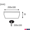 Kép 2/5 - Paulmann 93775 Box kültéri beépíthető lámpa, négyzet, szolár, szálcsiszolt, 2700K melegfehér, beépített LED, 7,5 lm, IP67