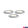 Kép 2/5 - Paulmann 93949 Plug&Shine Floor Mini padlóba építhető lámpa, 3 db-os készlet 5 m vezetékkel, 24V, 7,5W, 3000K, 50 lm, ezüst, 95°, IP65