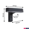 Kép 3/8 - Paulmann 94548 Outdoor House ITO Motion kültéri fali lámpa, antracit, 3000K melegfehér, 450 lm, IP44
