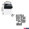 Kép 3/9 - Paulmann 94694 Outdoor Solar kültéri fali lámpa, fekete, 3000K melegfehér, 14 lm, IP44