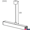 Kép 2/5 - Paulmann 95149 URail függesztőrúd, 125/250mm, alumínium 