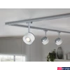 Kép 2/5 - Paulmann 95373 URail Pane sínre szerelhető LED spotlámpa, 7,4W, 635 lm, 2700K melegfehér, kör, fehér/króm