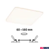 Kép 3/12 - Paulmann 95384 Veluna Varifit LED panel, négyzet, tunable white, üveg, 3000K-6500K változtatható, 1.000 lm, IP44