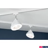 Kép 2/5 - Paulmann 95447 URail Arena sínes LED spotlámpa, beépített LED, 15W, 1180 lm, 2700K melegfehér, fehér/króm, fényerőszabályozható