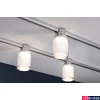 Kép 2/5 - Paulmann 95501 URail Safira sínre szerelhető lámpa, beépített LED, 230V, 5,2W, 2700K melegfehér, 350 lm, króm/áttetsző/szatén